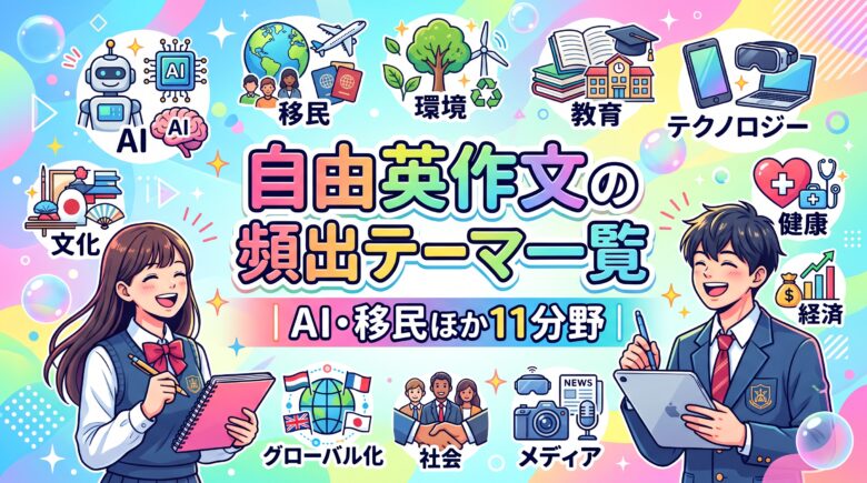 【2027年度入試】自由英作文の頻出テーマ一覧｜AI・移民ほか11分野
