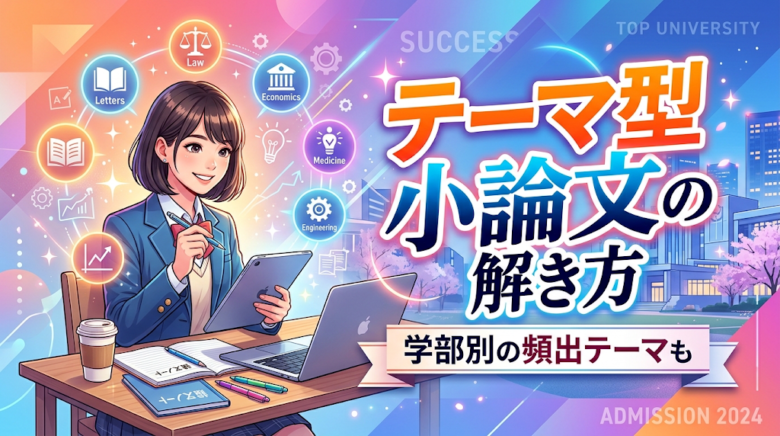 テーマ型小論文の解き方【5つの問い】学部別の頻出テーマも