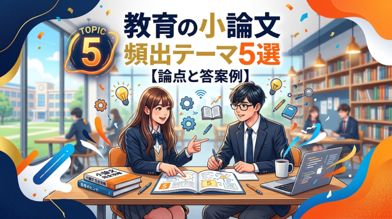 教育の小論文頻出テーマ5選【論点と答案例】学力格差・いじめ
