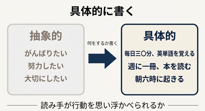 抽象→具体
