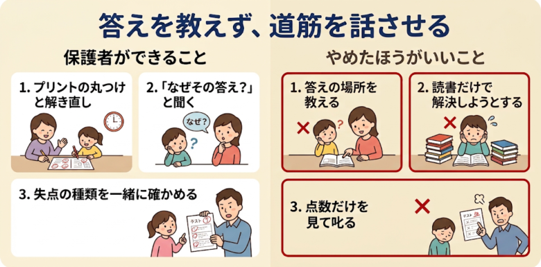 保護者ができること・やめたほうがいいこと