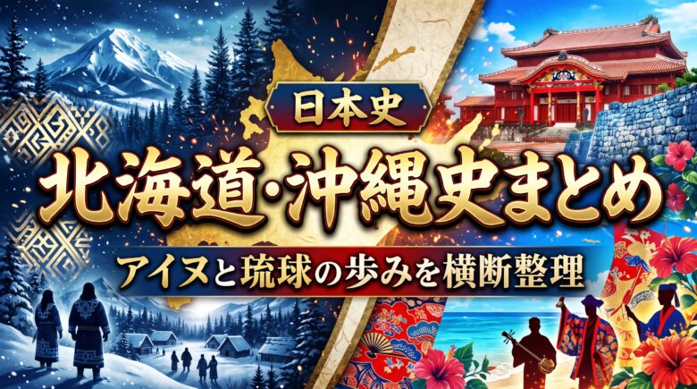 日本史 北海道・沖縄史まとめ｜アイヌと琉球の歩みを横断整理
